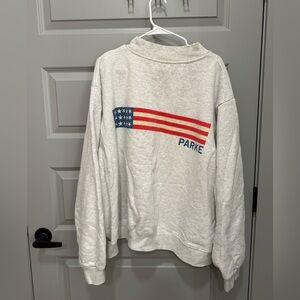 Parke American Flag Mockneck